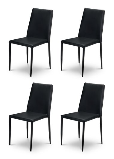 Julian Bowen Set Of 4 Jazz Chairs (91 x 43 x 56 cm)