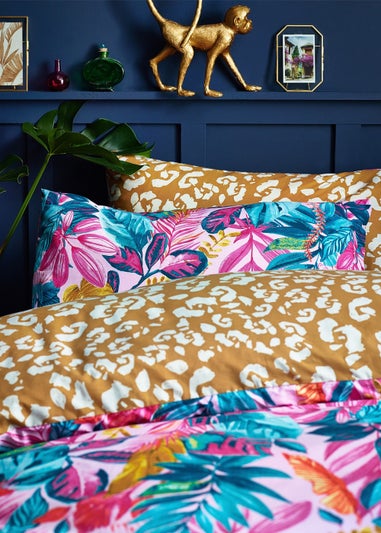 furn. Psychedelic Jungle Tropical Duvet Cover