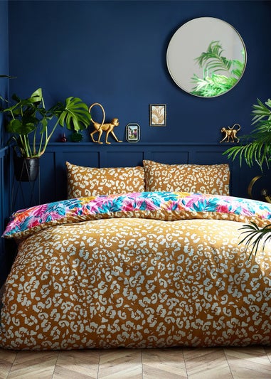 furn. Psychedelic Jungle Tropical Duvet Cover
