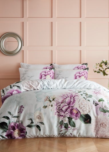 Paoletti Krista Floral 100% Cotton Duvet Cover