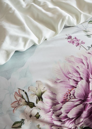 Paoletti Krista Floral 100% Cotton Duvet Cover