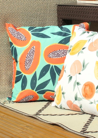 furn. Papaya Outdoor Filled Cushion (43cm x 43cm x 8cm)