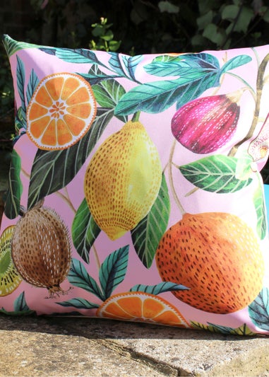 Evans Lichfield Citrus Outdoor Filled Cushion (43cm x 43cm x 8cm)
