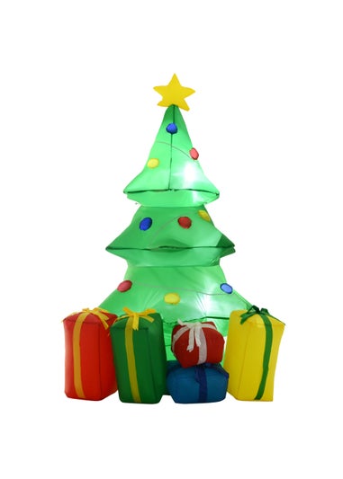 HOMCOM 5ft Inflatable Christmas Tree Xmas