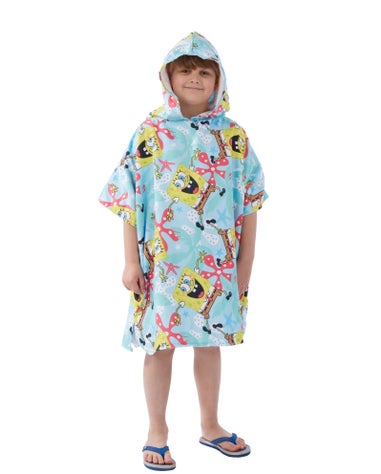 DRYMEE Spongebob Tropical Wearable Hooded Towel