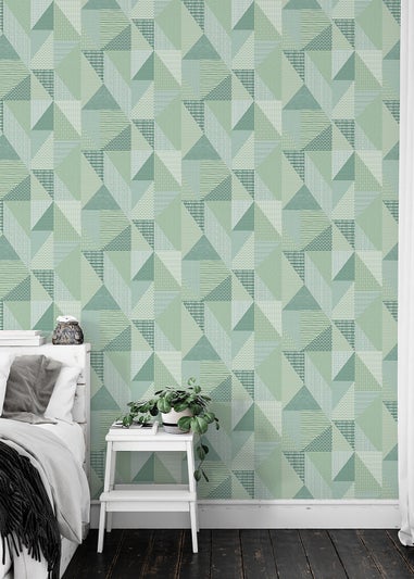 Catherine Lansfield Larsson Geo Wallpaper