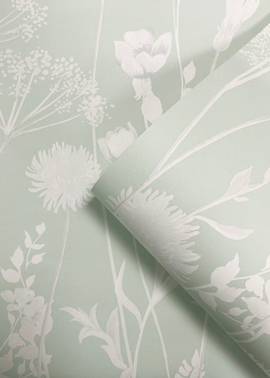 Catherine Lansfield Meadowsweet Floral Wallpaper