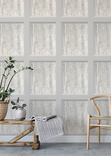 Muriva Eterna Marble Panel Wallpaper