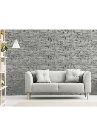 Arthouse Slate Wall Wallpaper