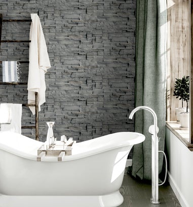 Arthouse Slate Wall Wallpaper