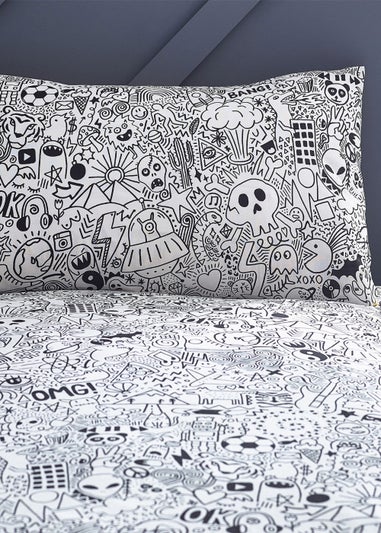 Style Lab Doodles Abstract Duvet Cover Set