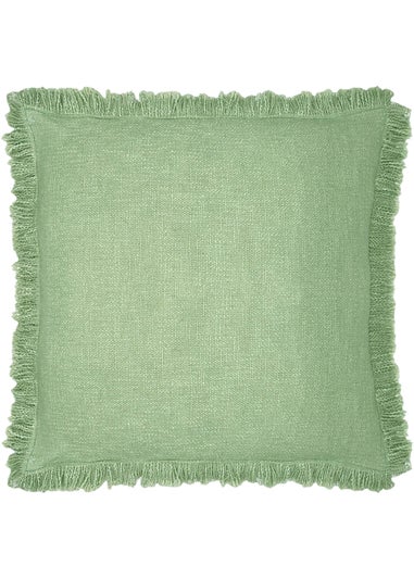 furn. Korin Textured Fringe Cushion (50cm x 50cm x 8cm)