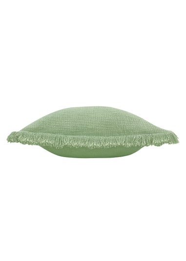 furn. Korin Textured Fringe Cushion (50cm x 50cm x 8cm)