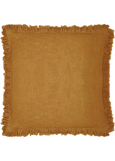 furn. Korin Textured Fringe Cushion (50cm x 50cm x 8cm)