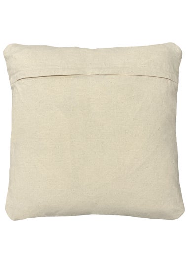 furn. Jana Natural Jute Geometric Cushion (45cm x 45cm x 8cm)
