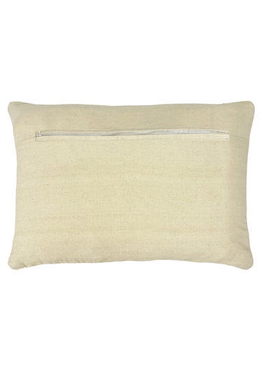 The Linen Yard Jura Geometric Jacquard Cushion (40cm x 60cm x 8cm)