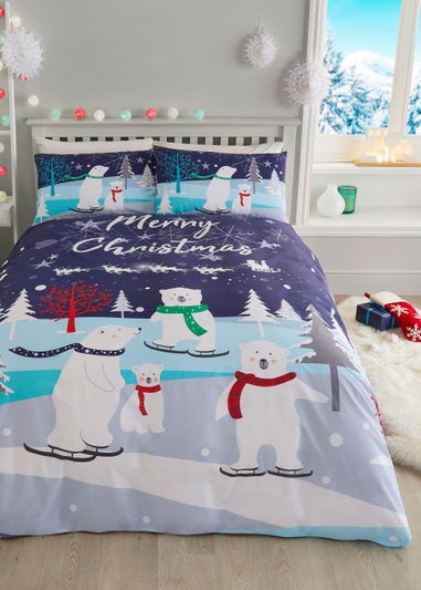 Fusion Christmas Bears Duvet Cover