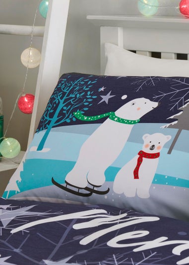 Fusion Christmas Bears Duvet Cover