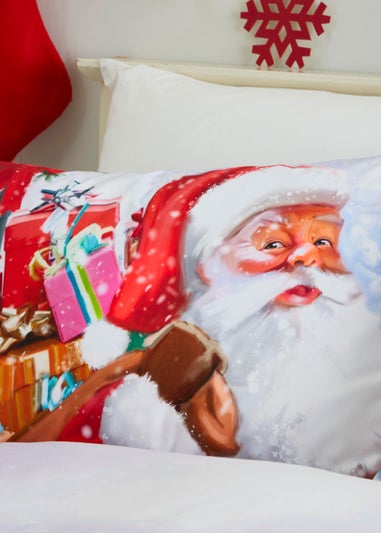 Fusion Christmas Santa Snowy Duvet Cover