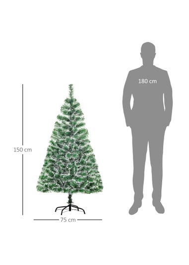 HOMCOM Artificial Christmas Tree (5ft)