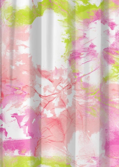 Bedlam Tie Dye Pair of Pencil Pleat Curtains (66cm x 72cm)