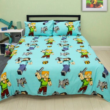 Minecraft Adventure Duvet Cover