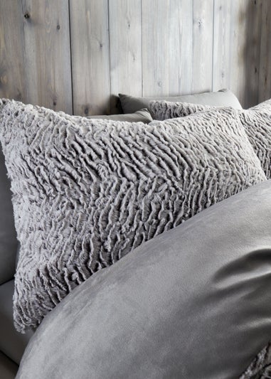 Catherine Lansfield Wolf Faux Fur Duvet Cover