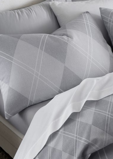 Catherine Lansfield Brushed Argyle Duvet Cover