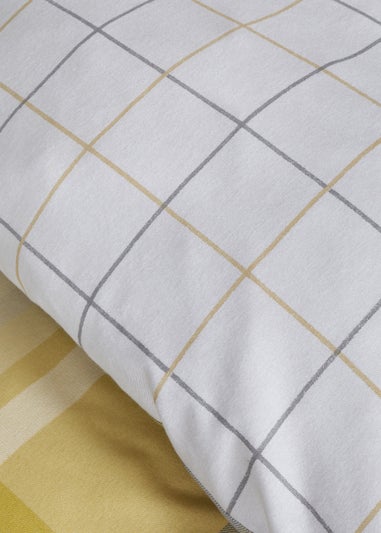 Catherine Lansfield Brushed Check Duvet Cover