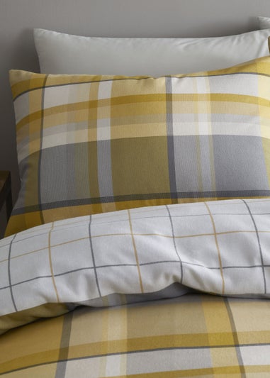 Catherine Lansfield Brushed Check Duvet Cover