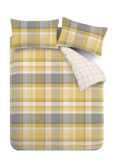 Catherine Lansfield Brushed Check Duvet Cover