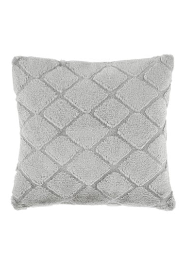 Catherine Lansfield Cosy Diamond Cushion (43x43cm)