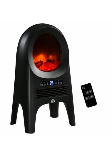 HOMCOM Freestanding Ceramic Space Heater (34cm x 25.5cm x 60.5cm)