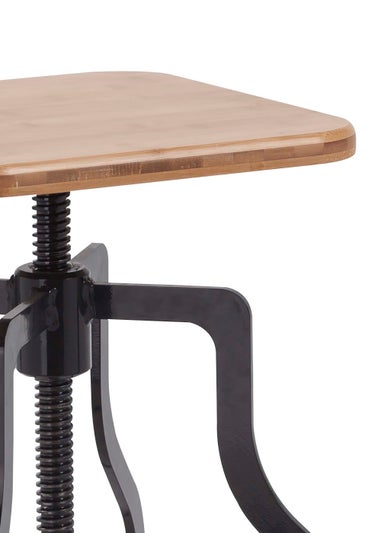 LPD Furniture Shoreditch Bar Stool Black (606x400x410mm)