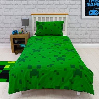 Minecraft Pixels Duvet Cover