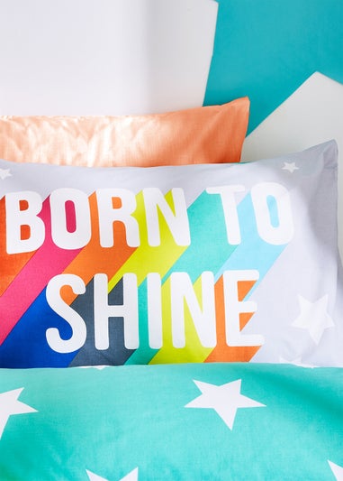 Born To Born To Shine Organic Cotton Reversible Duvet Cover