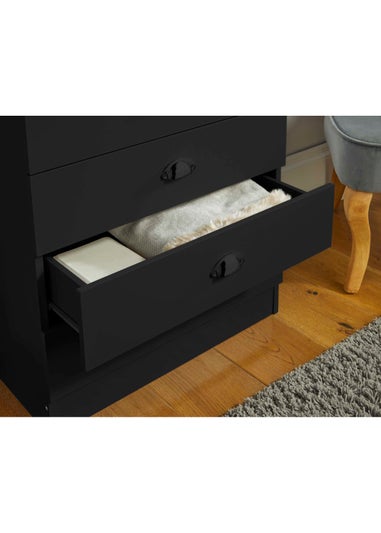 Lloyd Pascal Linwood Four Drawer Chest of Drawers (70cm x 60cm x 30cm)