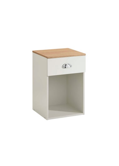 Lloyd Pascal Linwood One Drawer Bedside Table (48cm x 32cm x 31.5cm)