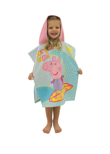 Peppa Pig Diving Hooded Beach Towel Poncho