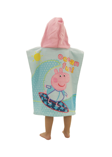 Peppa Pig Diving Hooded Beach Towel Poncho