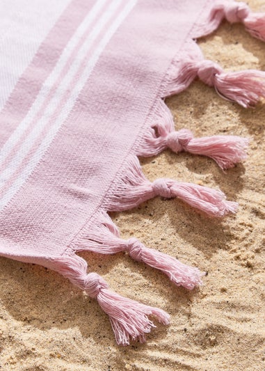 Catherine Lansfield Hammam Cotton Beach Towel Beach Towel