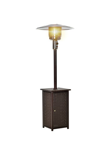 Outsunny 12KW Patio Gas Heater (81cm x 81cm x 221cm)