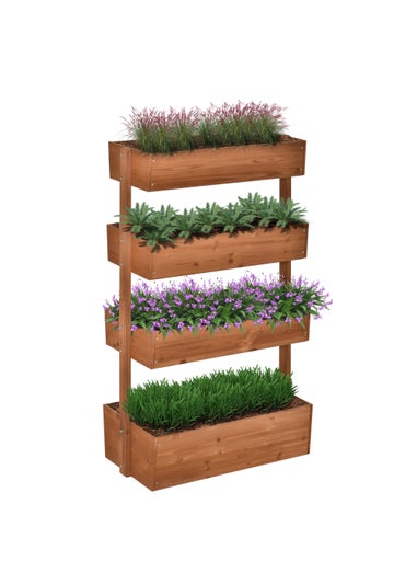 Outsunny Raised Garden Bed Box (85cm x 45cm x 141cm)