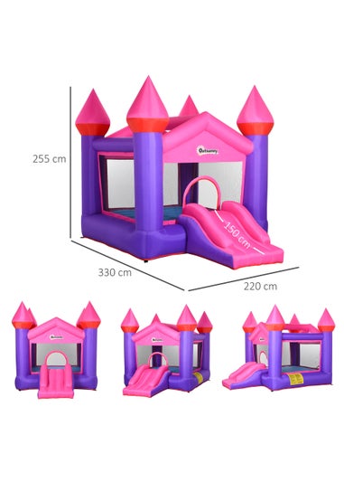 Outsunny Inflatable House Bouncy Castle (255cm x 330cm x 220cm)