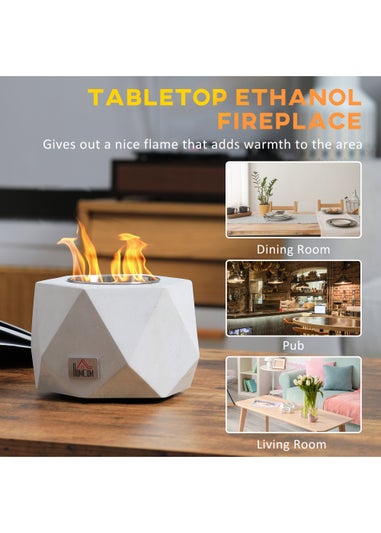HOMCOM Tabletop Firepit Bowl (10cm x 15cm x 15cm)
