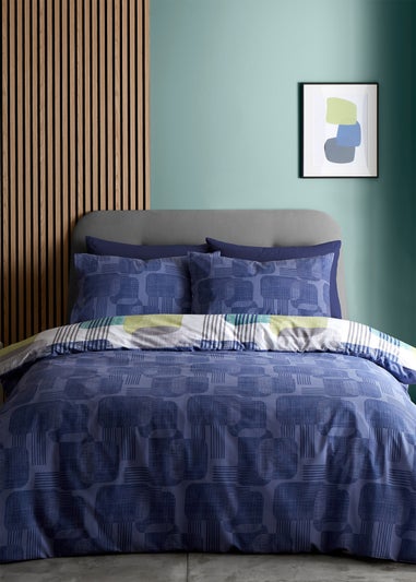 Catherine Lansfield Layered Geo Duvet Cover