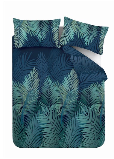 Catherine Lansfield Tropical Palm Reversible Duvet Cover