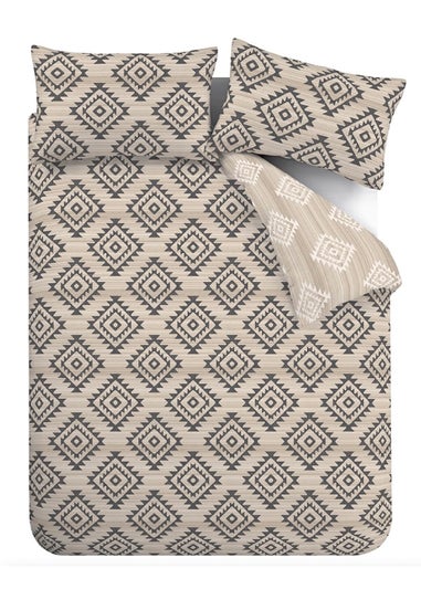 Catherine Lansfield Aztec Geo Reversible Duvet Cover