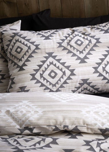 Catherine Lansfield Aztec Geo Reversible Duvet Cover