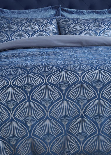 Catherine Lansfield Art Deco Pearl Duvet Cover Set